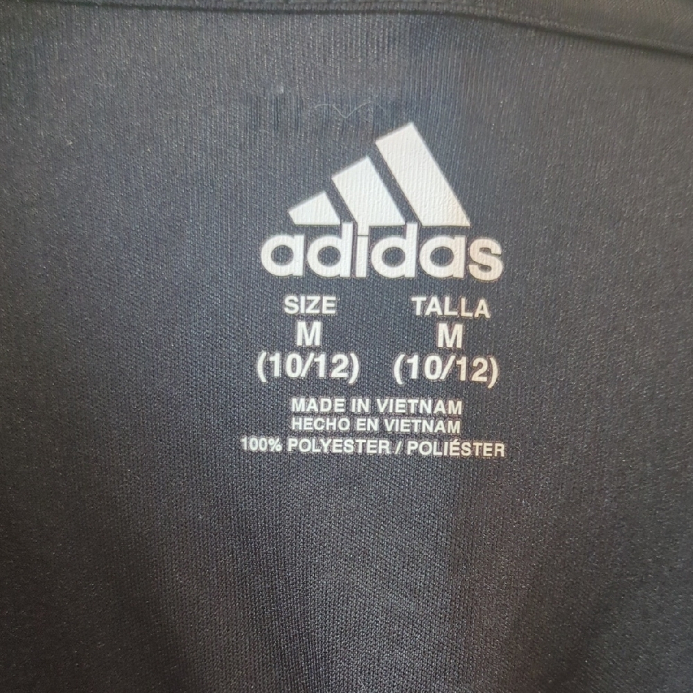 Adidas Women's Black Tee with Pastel Rainbow Logo - Picture 2 of 9